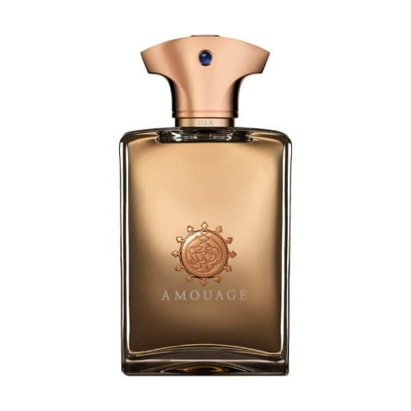 Amouage Jubilation Dia Man Parfümflasche, luxuriöser Herrenduft für den Tag zum Parfümproben und Duftproben testen.