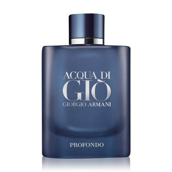 Giorgio Armani Acqua di Giò Homme Profondo Parfümflasche für Parfümproben und Duftproben. Parfüm testen mit frischem, sinnlich-holzigem Duft.