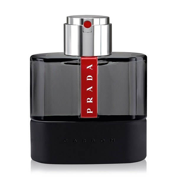 Prada Luna Rossa Carbon Parfümflasche - Mineralischer Herrenduft mit Lavendel, Bergamotte, Patschuli, ideal für Parfümproben und Duftproben.