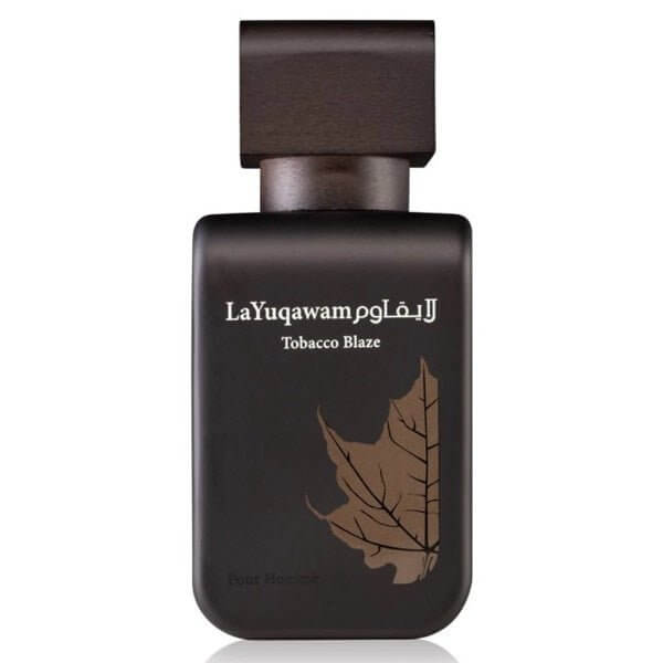 Rasasi La Yuqawam Tobacco Blaze Eau de Parfum, ideal für Parfümproben und Duftproben, luxuriöses Parfüm testen.