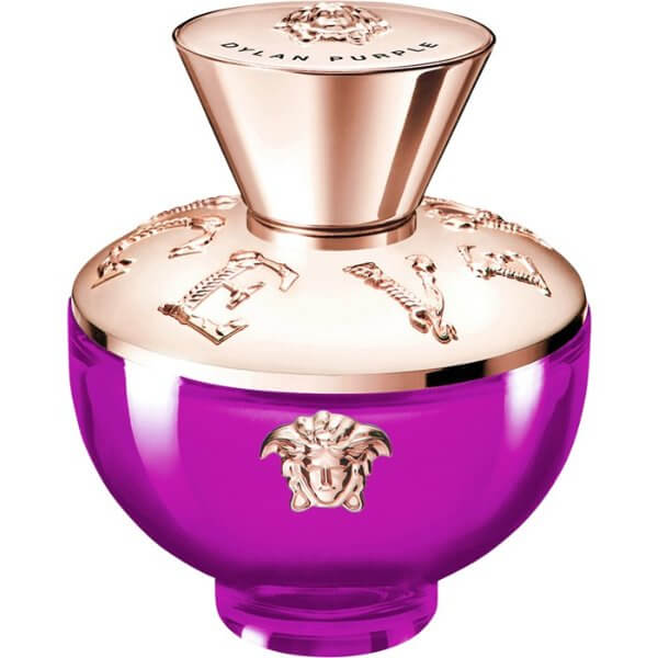 Versace Dylan Purple Parfümflasche, ideal für Parfümproben und Duftproben, perfektes Parfüm testen für Vielfalt und Reiselust.